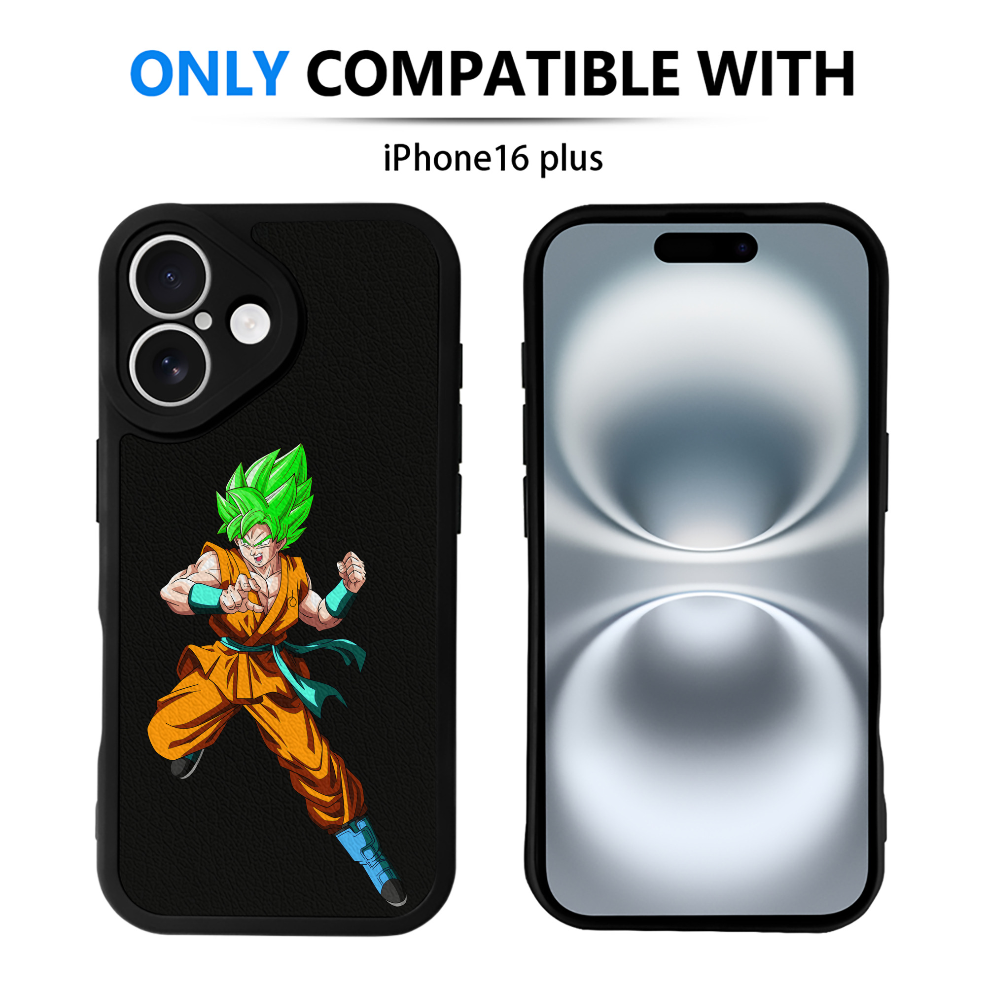 （画像用） ドラゴンボール 孫 悟飯（そんごはん）DRAGON BALL Son Gohan 【iPhone 16シリーズ対応】シリコンスマホケース（レザー調） 材質：シリコン